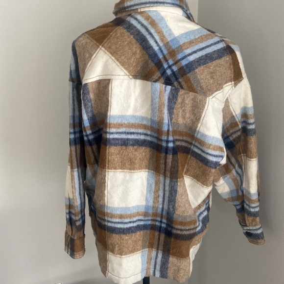 ZARA WOOL BLEND PLAID OVERSHIRT SHACKET
JACKET - Picture 3 of 7